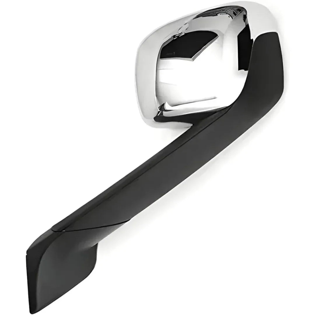 Freightliner- New Cascadia Hood Mirror Assembly Electroplated With Heating - THE MILE MAKER DRIVER SHOP