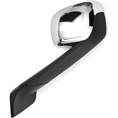 Freightliner- New Cascadia Hood Mirror Assembly Electroplated With Heating - THE MILE MAKER DRIVER SHOP