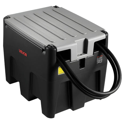 Portable Tank 58 Gal Fuel Tank With 12V Transfer 10 GPM Black - THE MILE MAKER DRIVER SHOP