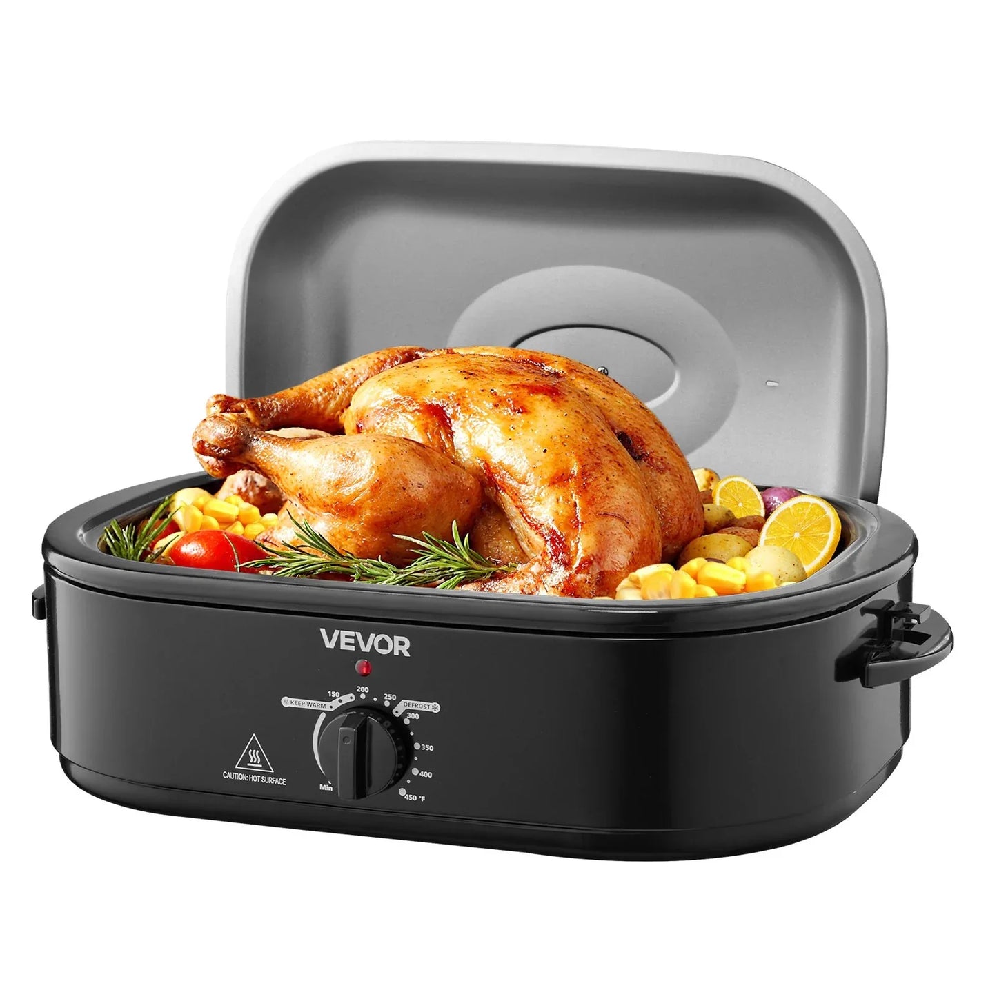 Electric Roaster Oven 18QT Electric Turkey Roaster With Self-Basting Lid - THE MILE MAKER DRIVER SHOP