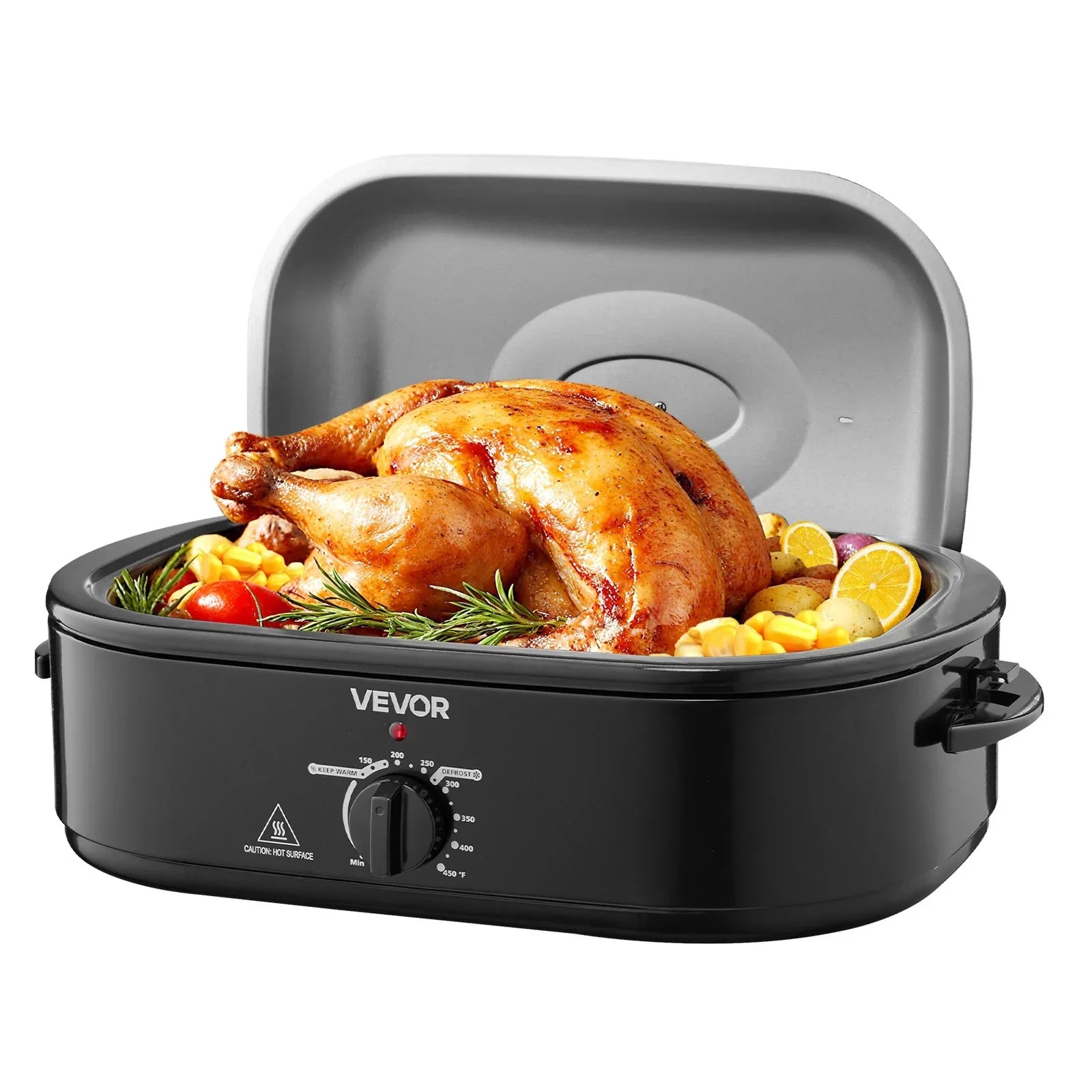 Electric Roaster Oven 18QT Electric Turkey Roaster With Self-Basting Lid - THE MILE MAKER DRIVER SHOP