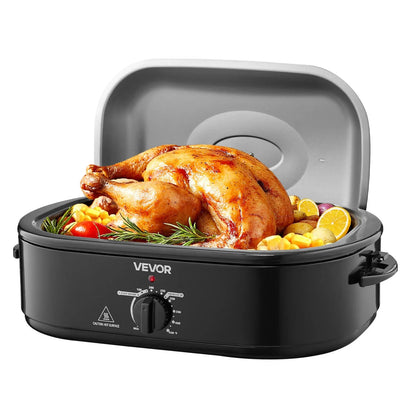Electric Roaster Oven 18QT Electric Turkey Roaster With Self-Basting Lid - THE MILE MAKER DRIVER SHOP