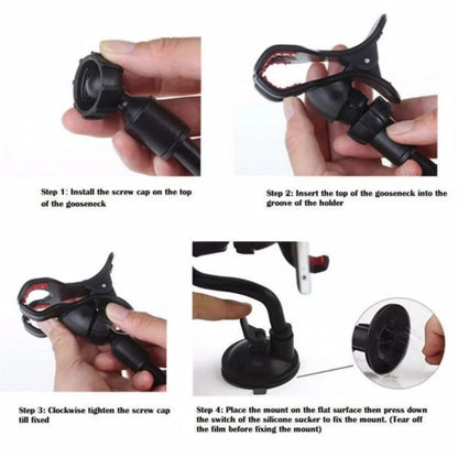 Car Windshield Mount Cradle Suction Cup Holder For Cell Phone GPS - THE MILE MAKER DRIVER SHOP