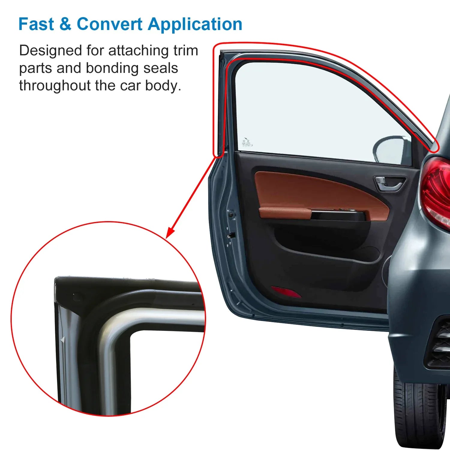 4 Rolls Car Double Sided Tapes Heavy Duty Double Sided Foam Tapes Strong Mounting Adhesive Tapes For Cars Truck Automotive 9.8FT Per Roll - THE MILE MAKER DRIVER SHOP