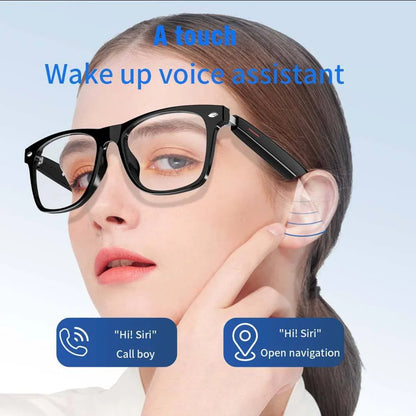 SENBONO E13 Smart Glasses Outdoor Smart Sport Hands-Free Call Music Headphone Anti-Blue Eyeglasses Wireless BT Voice Sunglasses - THE MILE MAKER DRIVER SHOP