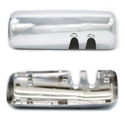 Chrome Door Mirror Covers Fit For Kenworth T680, A Pair Chrome Side Mirror Covers With Clips Fit For Kenworth T680 T880 W990 Driver Side And Passenger Side - THE MILE MAKER DRIVER SHOP