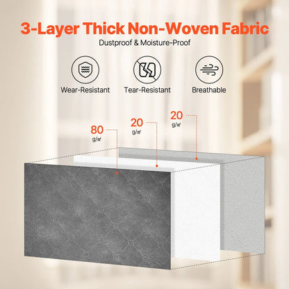 90L Large Storage Bags, 6 Pack Clothes Storage Bin, Foldable Closet Organizers Containers With Handle, Nov-woven Fabric Storage Bag For Clothing, Blanket, Comforter, Bed Sheet, Pillow Grey - THE MILE MAKER DRIVER SHOP