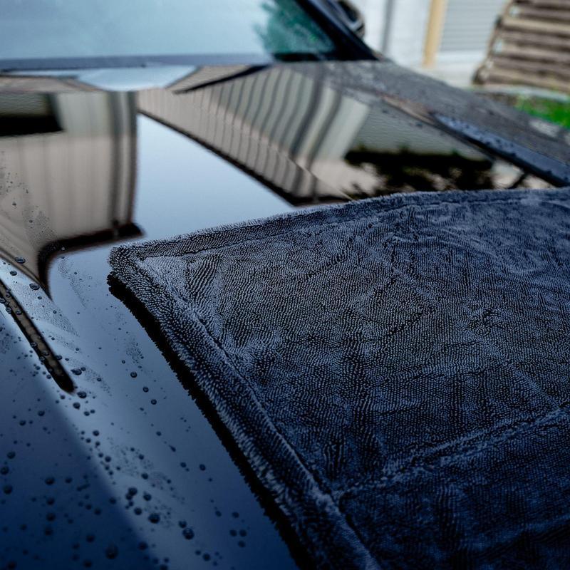 15x15in And 24x36in YISLU Drying Towel - Super Absorbent Car Drying Towel, Woven With Twisted Microfiber, 1300 GSM High Quality Microfiber 70 30 Mixed Twisted Microfiber - THE MILE MAKER DRIVER SHOP