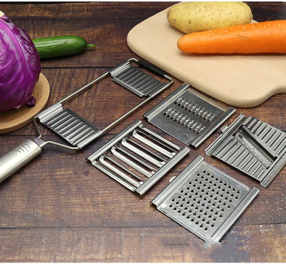 Stainless Steel Grater, Vegetable And Fruit Slicer, Peeler - THE MILE MAKER DRIVER SHOP