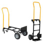 Hand Truck Dual Purpose 2 Wheel Dolly Cart And 4 Wheel Push Cart With Swivel Wheels 330 Lbs Capacity Heavy Duty Platform Cart For Moving Warehouse Garden Grocery - THE MILE MAKER DRIVER SHOP