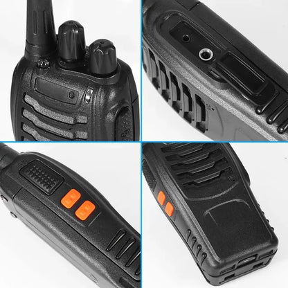 2 X Baofeng BF-888S Walkie Talkies Two Way Radio UHF 16CH 400-470MHZ Long Range - THE MILE MAKER DRIVER SHOP