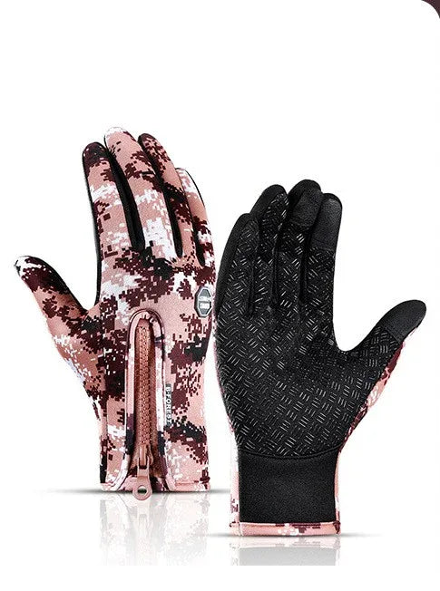 Winter Gloves Touch Screen Riding Motorcycle Sliding Waterproof Sports Gloves With Fleece - THE MILE MAKER DRIVER SHOP