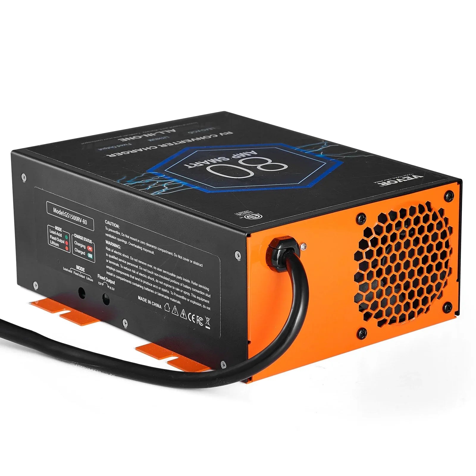 RV Converter 80 Amp 110V AC To 12V DC RV Power Converter Battery Charger - THE MILE MAKER DRIVER SHOP