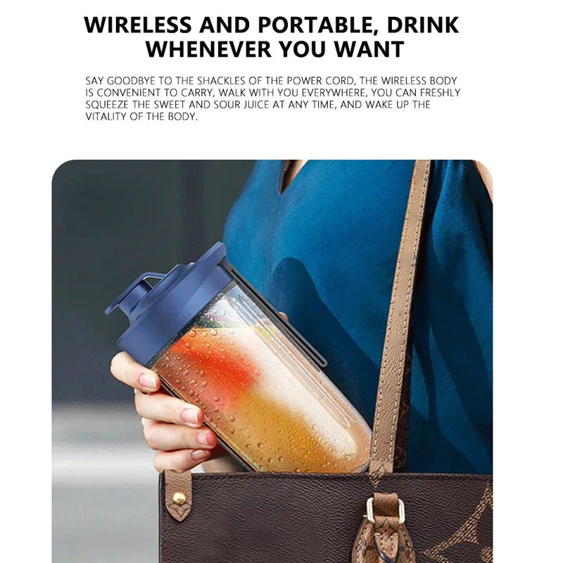 Limited-time Special Offer Electric Juice Maker Portable Blender Smoothie Mini Juicer Fruit Machine 400ml - THE MILE MAKER DRIVER SHOP