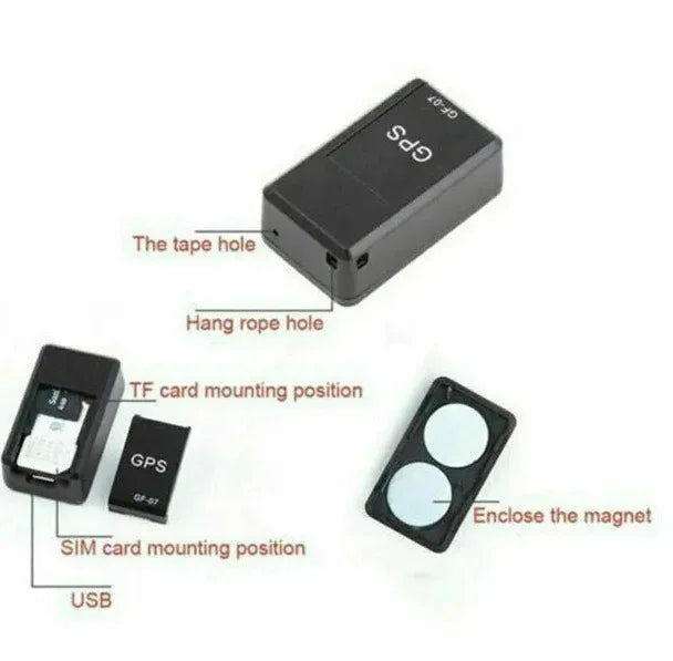 GF07 Mini Magnetic GPS Tracker Real-time Car Truck Vehicle Locator GSM GPRS USA - THE MILE MAKER DRIVER SHOP