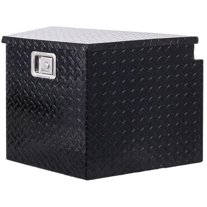 29inch Aluminum Tool Box,heavy Duty Truck Bed Tool Box,outdoor Trailer Pickup Storage Tool Box,RV Storage Organizer,underbody Box W Lock Keys,black 29x16.5x18.5inch - THE MILE MAKER DRIVER SHOP
