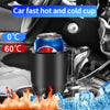2 In1 Car Heating Cooling Cup 12V Smart Car Cup Holder Digital Temperature Display Drink Cup Warmer Cooler Mini Car Refrigerator - THE MILE MAKER DRIVER SHOP