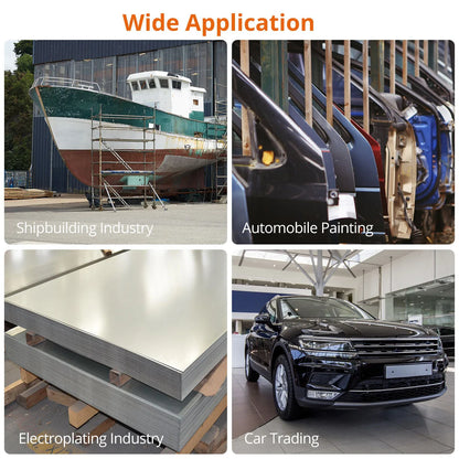 LCD Digital Thickness Gauge Car Coating Paint Film Depth Tester Fe NFe Probe - THE MILE MAKER DRIVER SHOP