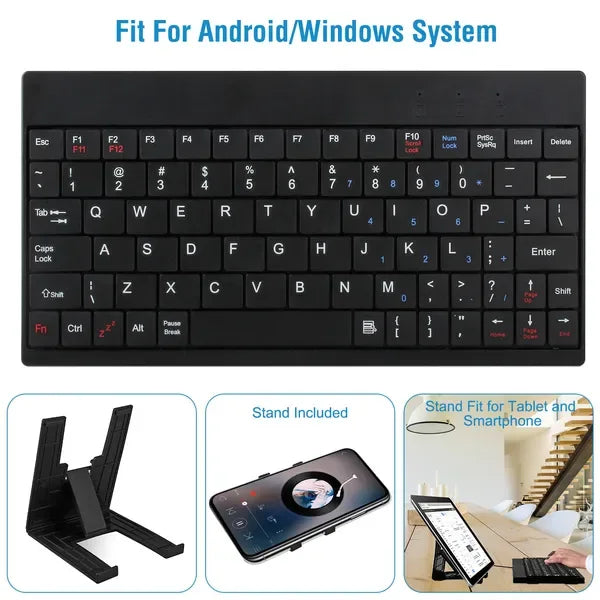 80 Keys Wired Keyboard Mini USB Connector Keyboard Portable Durable Keyboard With Carry Bag - THE MILE MAKER DRIVER SHOP