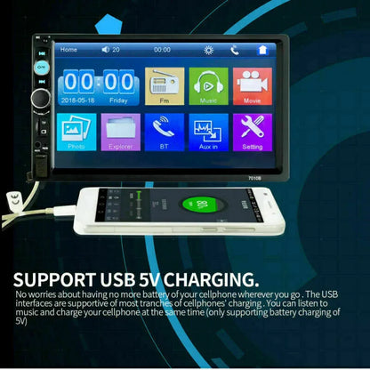 7-inch Bluetooth Car MP5 Player - THE MILE MAKER DRIVER SHOP