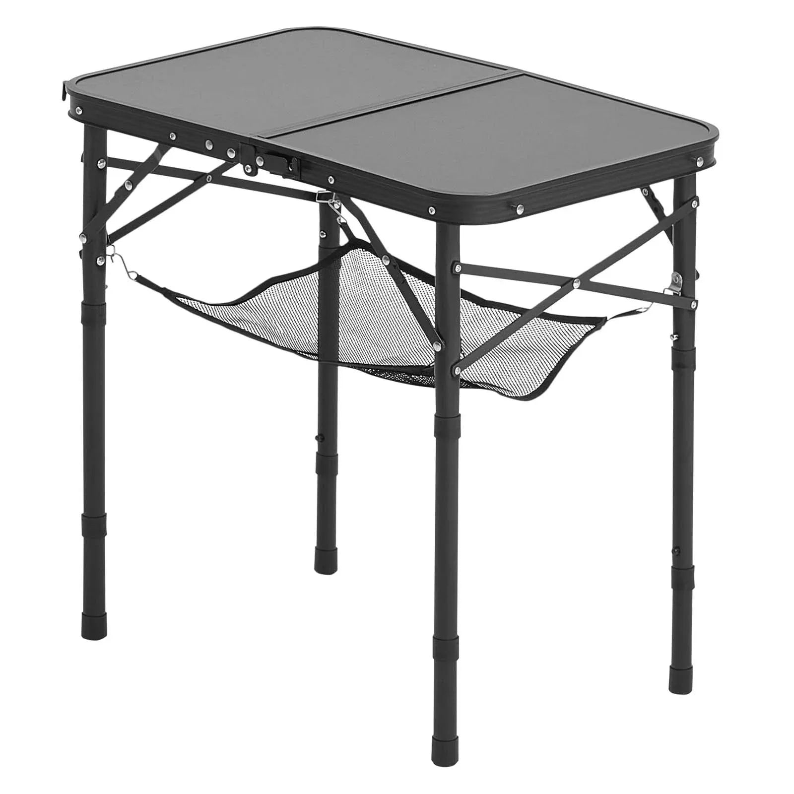 2ft Folding Portable Camping Table Aluminum Outdoor Table Adjustable Height - THE MILE MAKER DRIVER SHOP