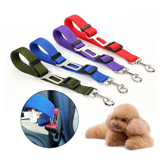 High Quality Durable Pet Cat Dog Vehicle Leash Nylon Adjustable Car Seat Dog Safety Belt Pet Leashes - THE MILE MAKER DRIVER SHOP