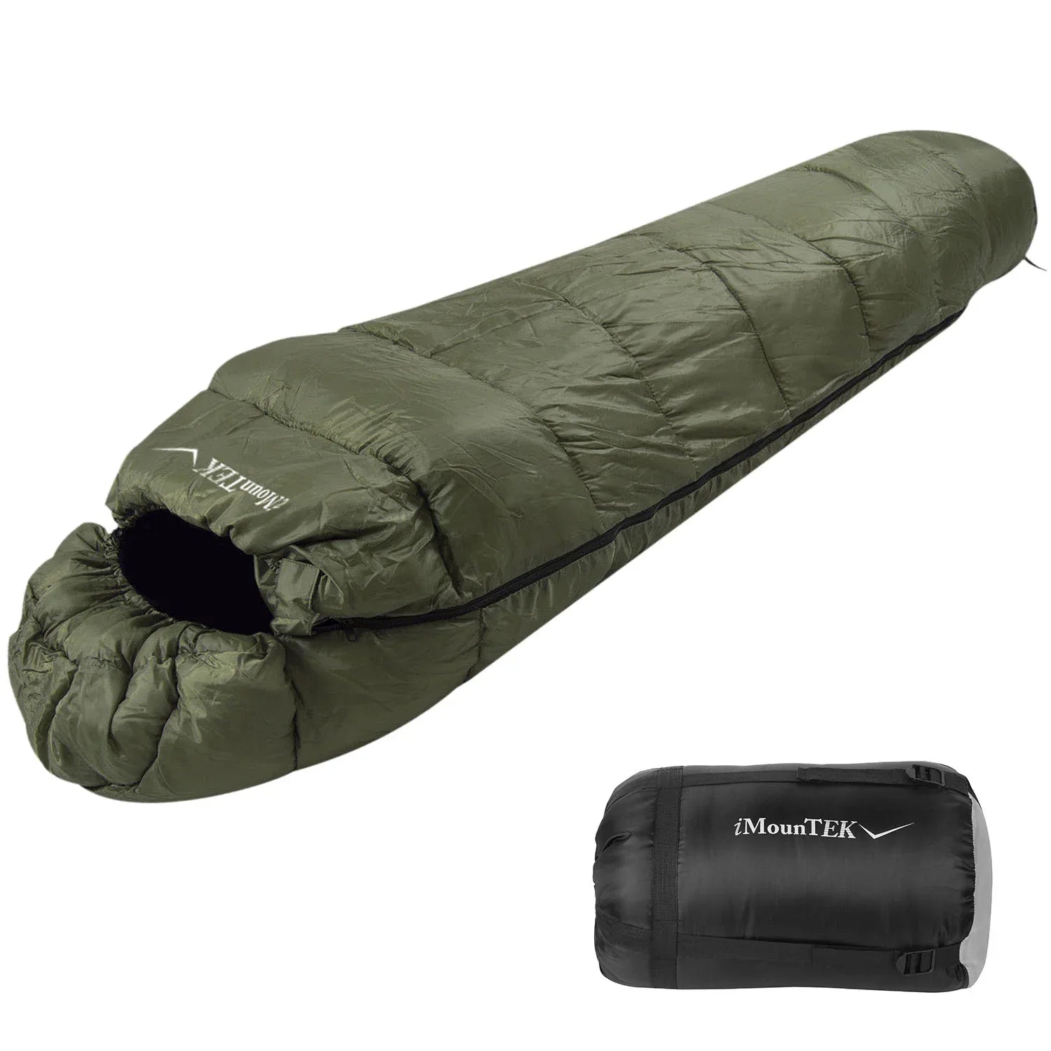 1Pc Mummy Sleeping Bag Camping Sleeping Bags For Adults Outdoor Soft Thick Water-Resistant Moisture-proof Sleep Bag Suitable For Spring Autumn Winter Seasons - THE MILE MAKER DRIVER SHOP