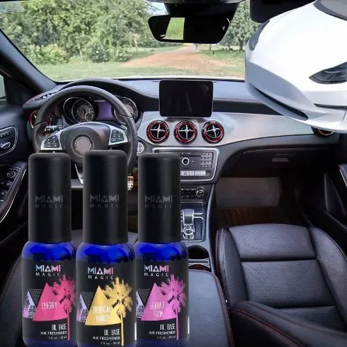 Miami Magic Car Air Fresheners 3 Pack - THE MILE MAKER DRIVER SHOP