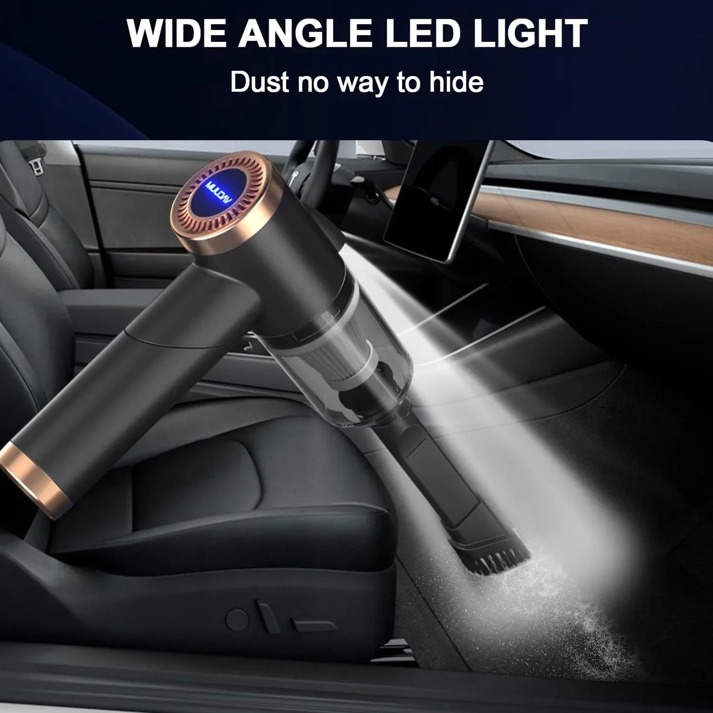 Vacuum Cleaner And Air Duster For Cars, Homes, Offices And Pets, High-power, Multi-nozzle Handheld Car Vacuum Cleaner. - THE MILE MAKER DRIVER SHOP