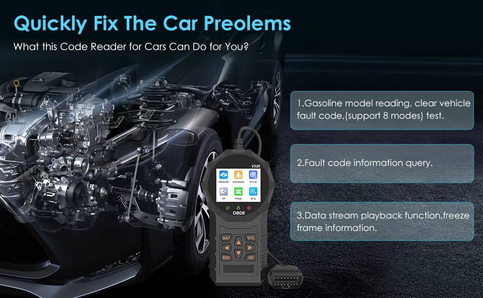 Automotive OBD2 Scanner OBD Code Reader Car Check Engine Fault Diagnostic Tool - THE MILE MAKER DRIVER SHOP