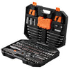 VEVOR Mechanics Tool Set And Socket Set, Drive Deep And Standard Sockets, 145 Pcs SAE And Metric Mechanic Tool Kit With Bits, Combination Wrench, Hex Wrenches, Accessories, Storage Case - THE MILE MAKER DRIVER SHOP