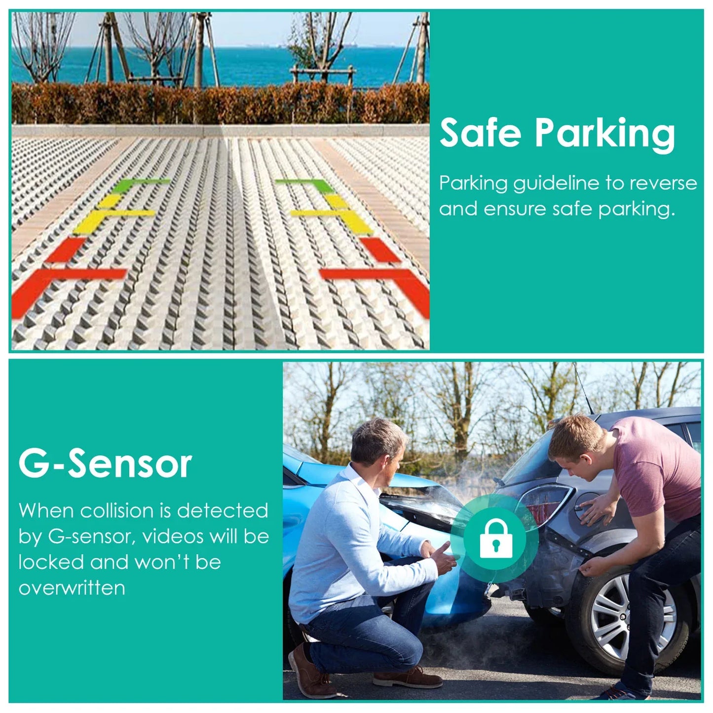 2K Car DVR 3 Channel Dash Cam Camcorder Camera Recorder With 140 Degree Angle GPS WiFi Night Vision G-sensor Loop Recording Parking Monitor - THE MILE MAKER DRIVER SHOP