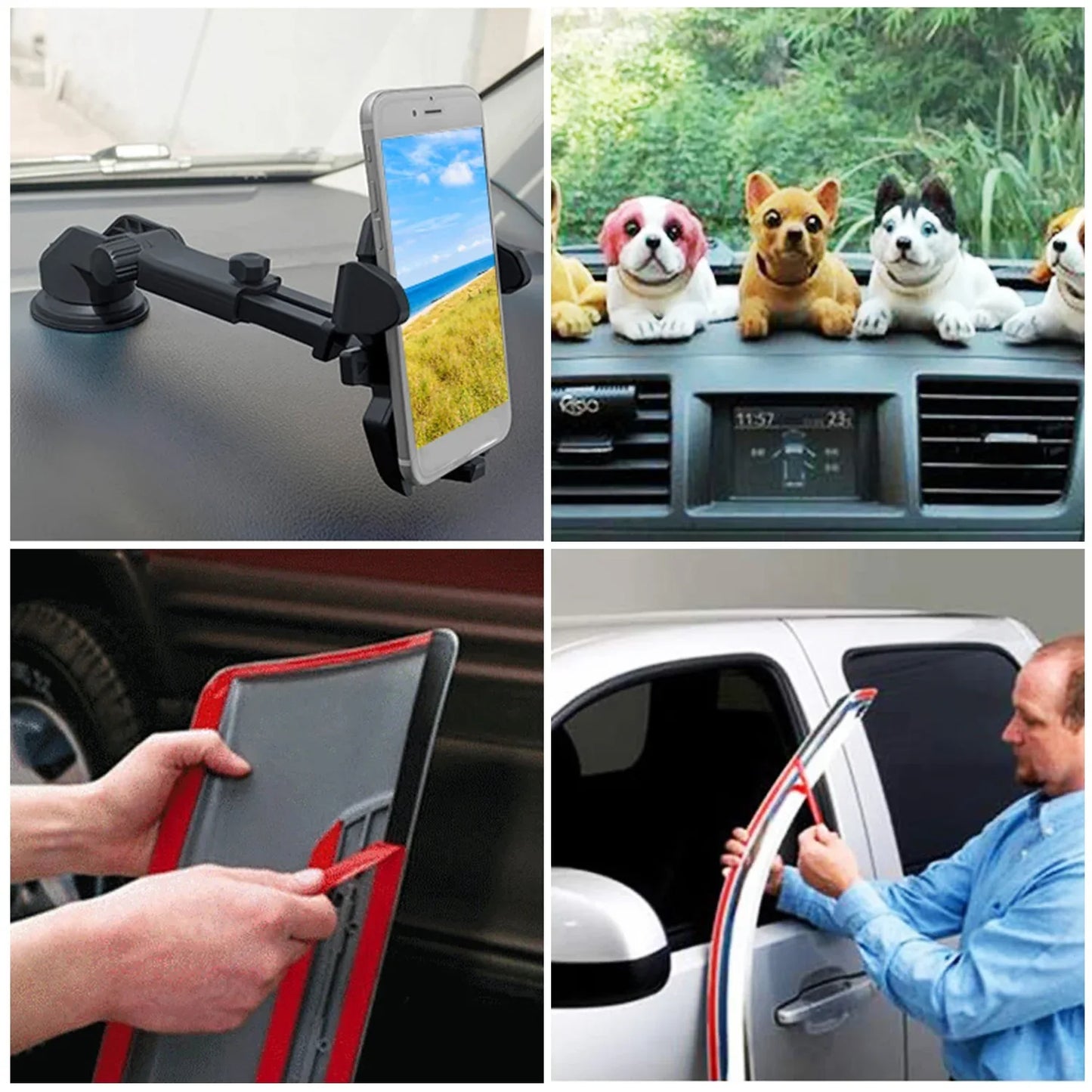 4 Rolls Car Double Sided Tapes Heavy Duty Double Sided Foam Tapes Strong Mounting Adhesive Tapes For Cars Truck Automotive 9.8FT Per Roll - THE MILE MAKER DRIVER SHOP