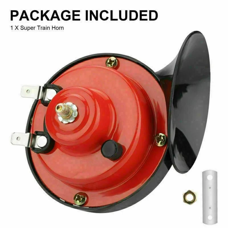 Latest 12V 300DB POWER Loud Train Horn Waterproof Motorcycle Car Truck SUV Boat - THE MILE MAKER DRIVER SHOP