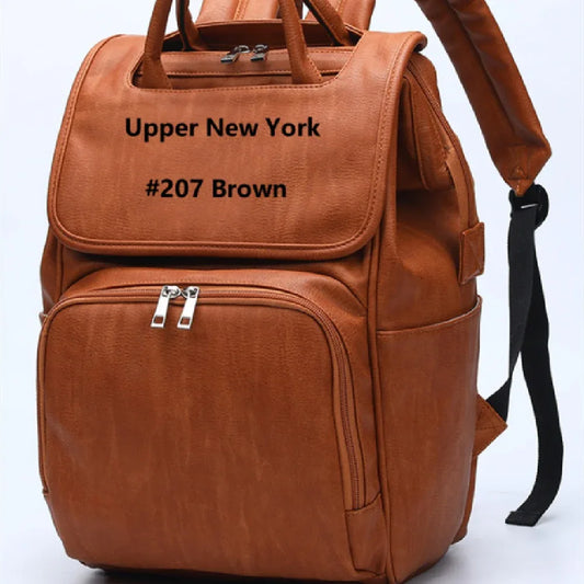 Large Capacity Multifunctional Shoulder PU Backpack - THE MILE MAKER DRIVER SHOP