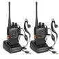 2 X Baofeng BF-888S Walkie Talkies Two Way Radio UHF 16CH 400-470MHZ Long Range - THE MILE MAKER DRIVER SHOP