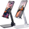 Cell Phone Stand Desktop Holder Tablet Stand Mount Mobile Phone Desktop Tablet Holder Table Cell Foldable Extend Support Desk Mobile Phone Holder Stand - THE MILE MAKER DRIVER SHOP