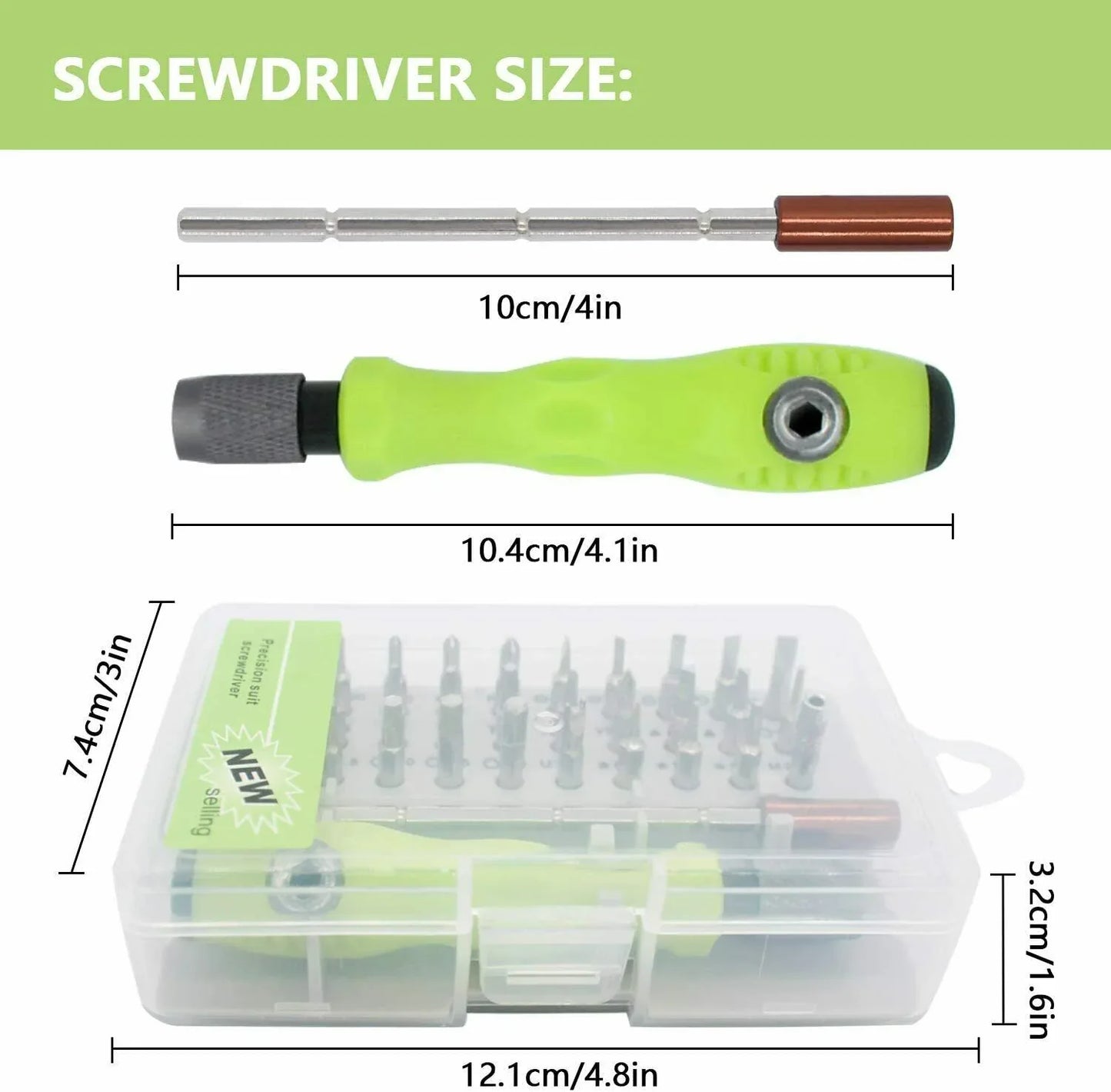 32 IN 1 Small Magnetic Screwdriver Set Torx Driver Professional Repair Tool Kit - THE MILE MAKER DRIVER SHOP