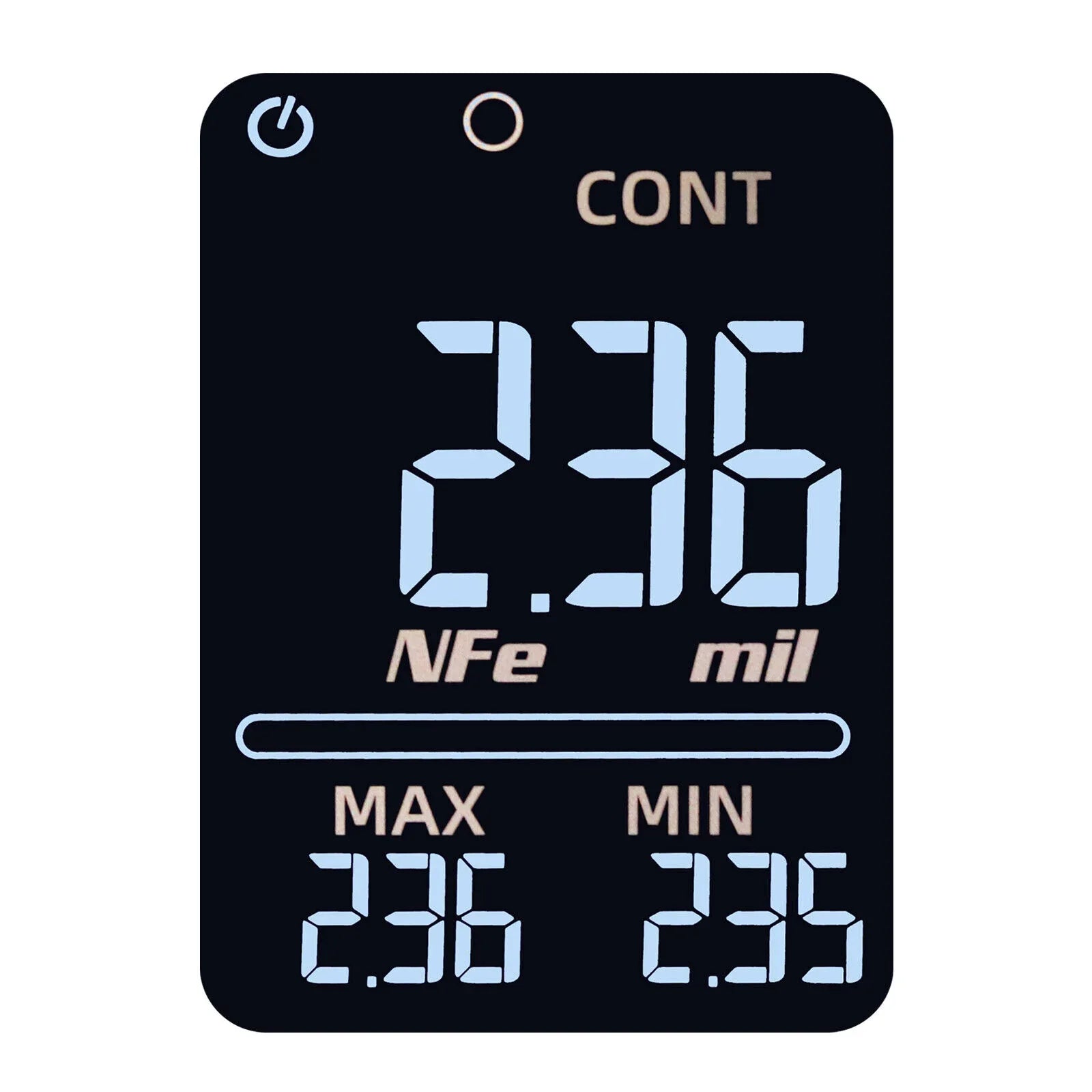 LCD Digital Thickness Gauge Car Coating Paint Film Depth Tester Fe NFe Probe - THE MILE MAKER DRIVER SHOP