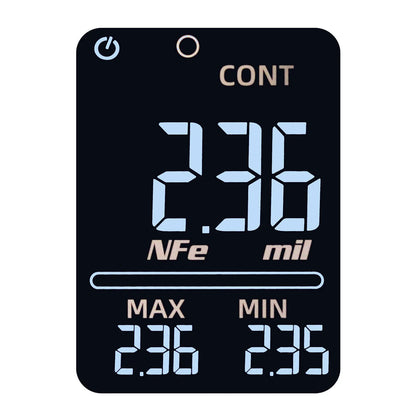 LCD Digital Thickness Gauge Car Coating Paint Film Depth Tester Fe NFe Probe - THE MILE MAKER DRIVER SHOP