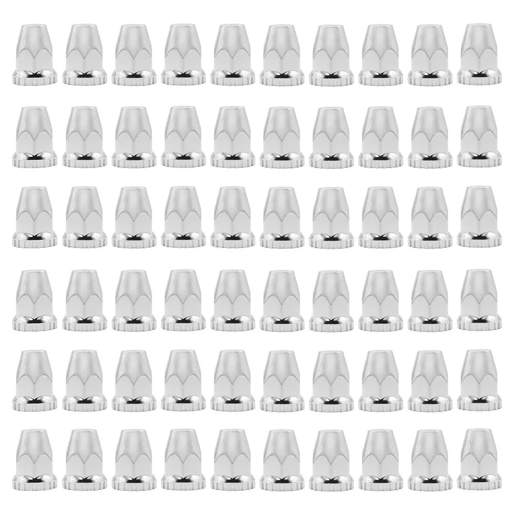 Universal And Truck Wheel Hub Covers, ABS Plastic, Chromed - THE MILE MAKER DRIVER SHOP