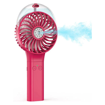 3000mAh Battery Electric USB Mini Cooling Fans Portable Handheld Misting Mist Rechargeable Fan - THE MILE MAKER DRIVER SHOP