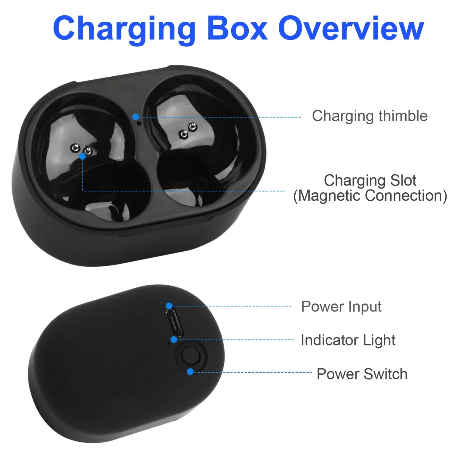 TWS True Wireless V4.2 Earbuds IPX4 In-ear Stereo Earphone Hands-free Deep Bass Earpiece With Mic Magnetic Charging Case 30Hrs Single Earbud Work Time Driving Business - THE MILE MAKER DRIVER SHOP