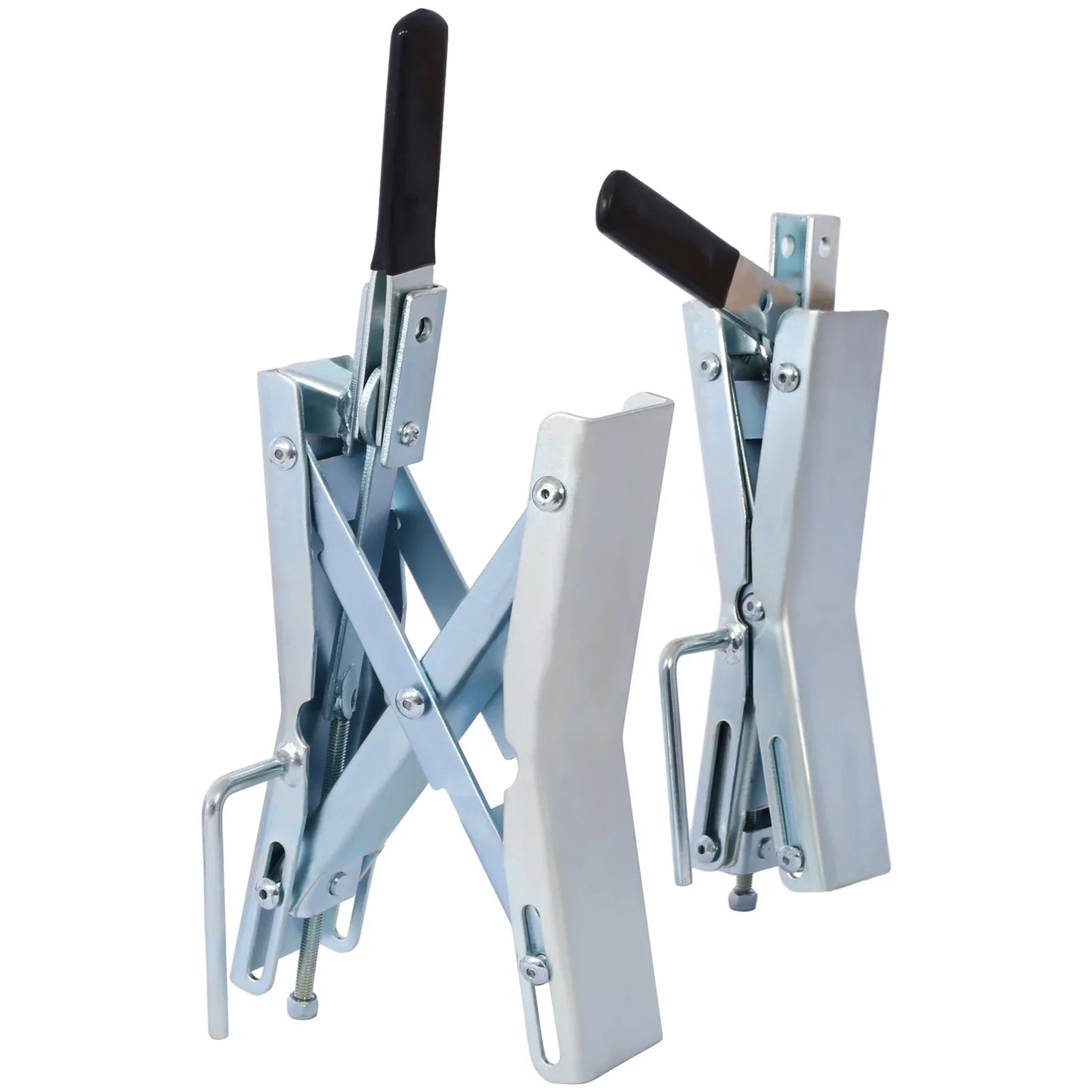 Quick Lock Wheel Chocks, Universal Quick Lock Tire Chocks For Dual Axle Vehicles, Pair Of - THE MILE MAKER DRIVER SHOP