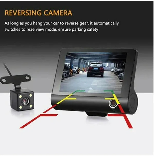 1080P 4 Dual Lens HD Car DVR Rearview Video Dash Cam Recorder Camera G Sensor - THE MILE MAKER DRIVER SHOP