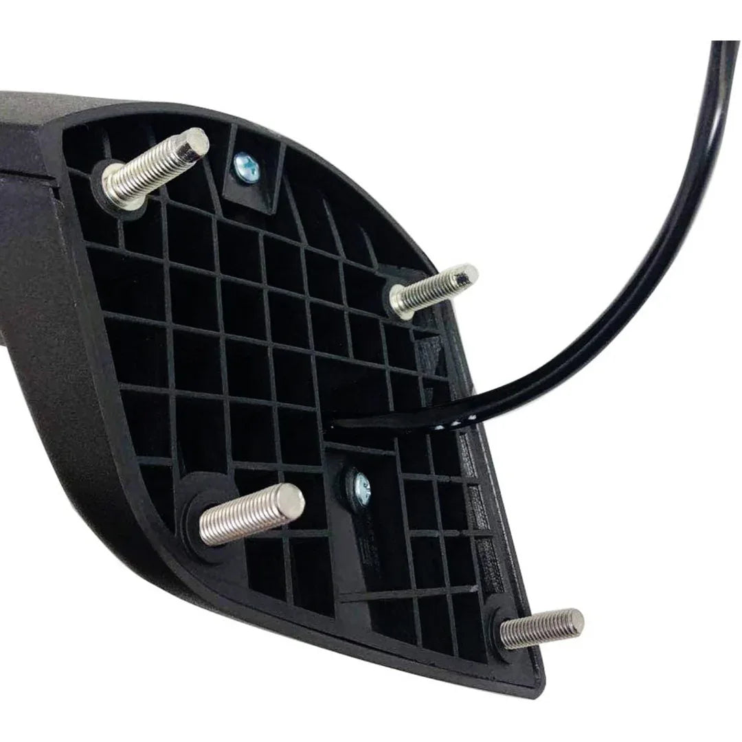 Freightliner- New Cascadia Hood Mirror Assembly Electroplated With Heating - THE MILE MAKER DRIVER SHOP