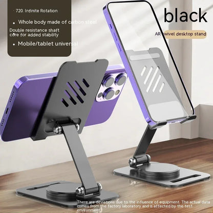 360 Degrees Rotate Metal Desk Mobile Phone Holder Stand For Phone Pad Adjustable Desktop Tablet Holderl Table Cell Phone Stand - THE MILE MAKER DRIVER SHOP