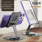 360 Degrees Rotate Metal Desk Mobile Phone Holder Stand For Phone Pad Adjustable Desktop Tablet Holderl Table Cell Phone Stand - THE MILE MAKER DRIVER SHOP