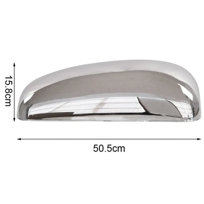 Chrome Door Mirror Covers Fit For KENWORTH T660 T370 T440 T470 T800 T600, Pair Door Mirror Cover Left Driver Side Right Passenger Side - THE MILE MAKER DRIVER SHOP