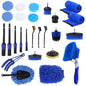 26Pcs Car Detailing Brush Kit Exterior Interior Car Cleaning Set Drill Brush Set Car Buffing Sponge Pads Kit For Cleaning Automobile Interior Exterior Wheels Dashboard - THE MILE MAKER DRIVER SHOP